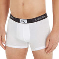 White - Pack Shot - Calvin Klein Mens Banded Logo Boxer Shorts