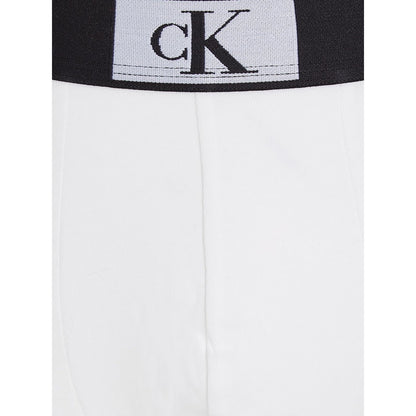 White - Side - Calvin Klein Mens Banded Logo Boxer Shorts