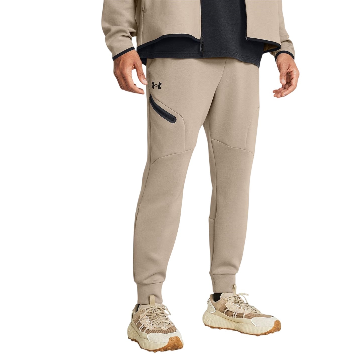 Brown - Lifestyle - Under Armour Mens Fleece Tapered Joggers
