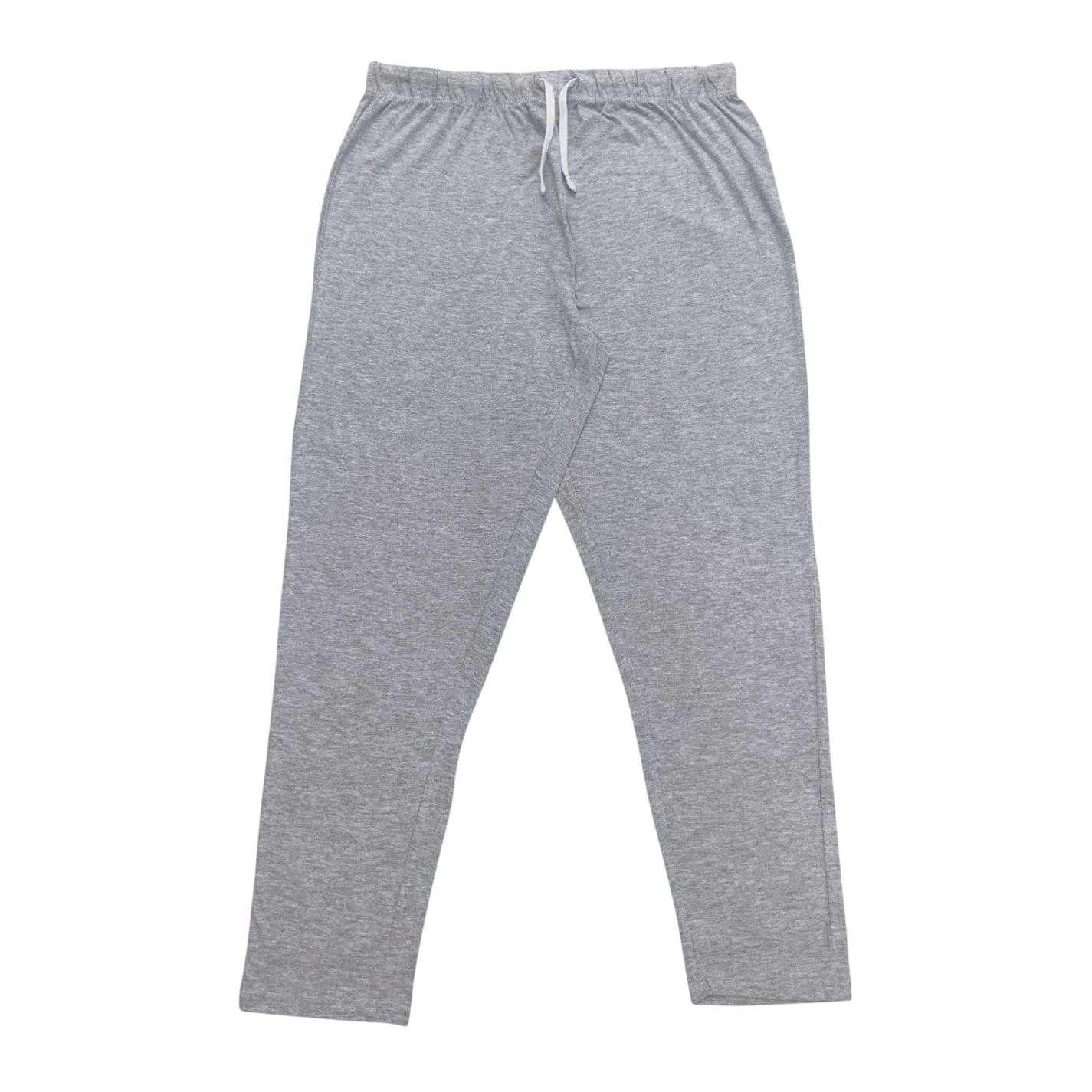 Grey - Side - Linea Womens-Ladies Blank Short-Sleeved Pyjama Set