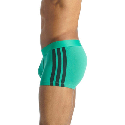 Black-Green - Lifestyle - Adidas Mens Active Flex Cotton Boxer Briefs (Pack of 2)