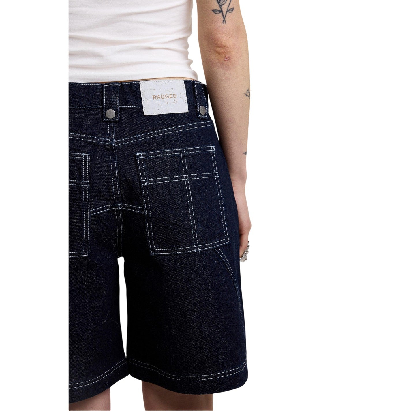 Rinse Wash - Side - The Ragged Priest Womens-Ladies Denim Shorts