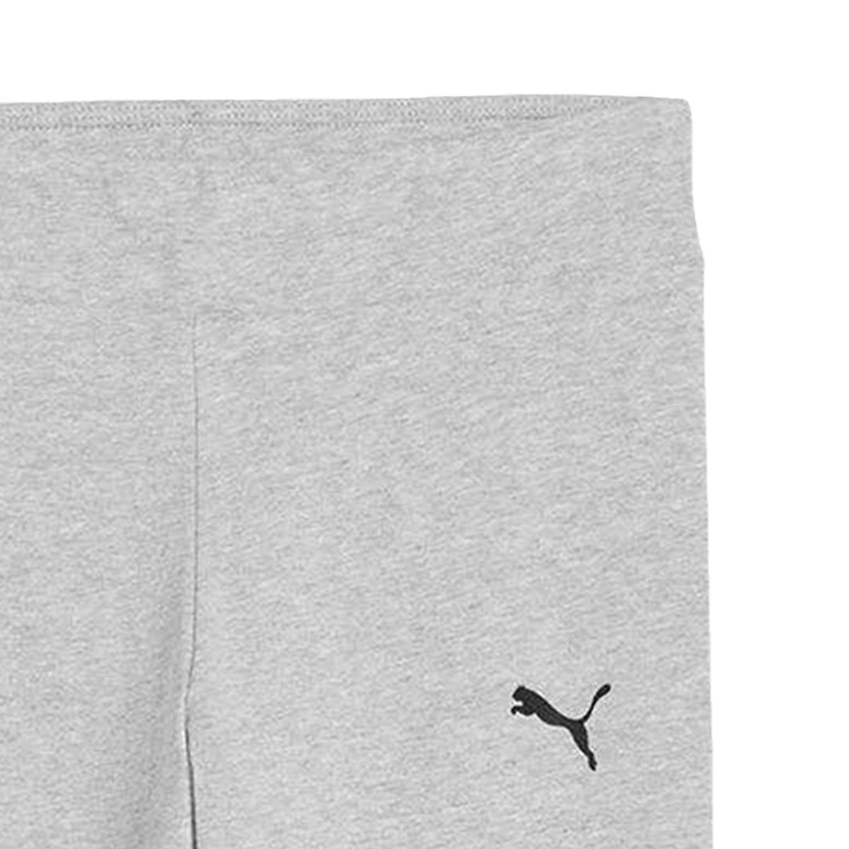 Grey - Side - Puma Girls Essentials Tight Leggings