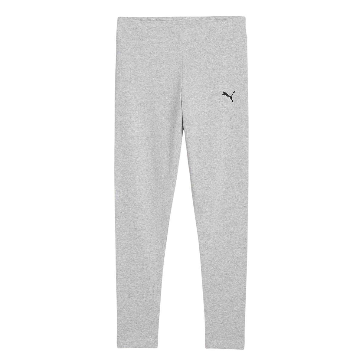 Grey - Front - Puma Girls Essentials Tight Leggings