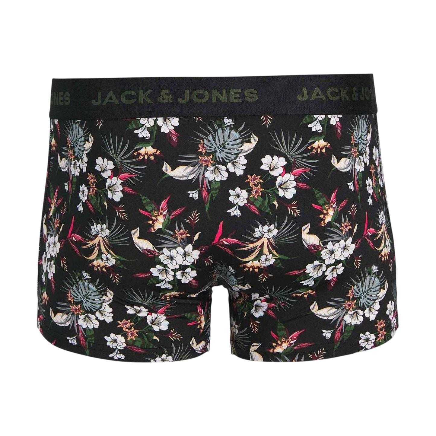 Black - Back - Jack And Jones Mens Fibre Boxer Shorts (Pack of 3)