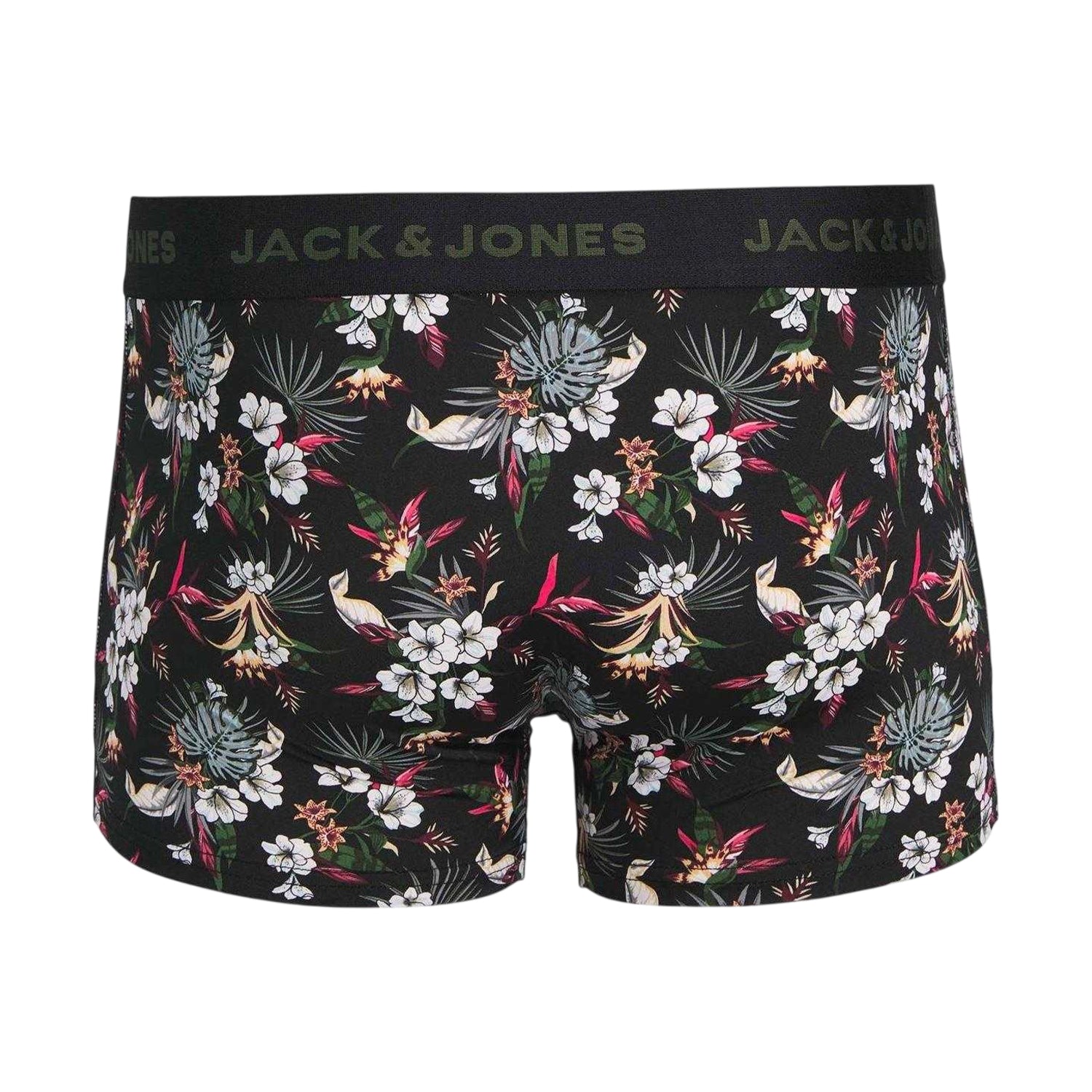 Black - Back - Jack And Jones Mens Fibre Boxer Shorts (Pack of 3)