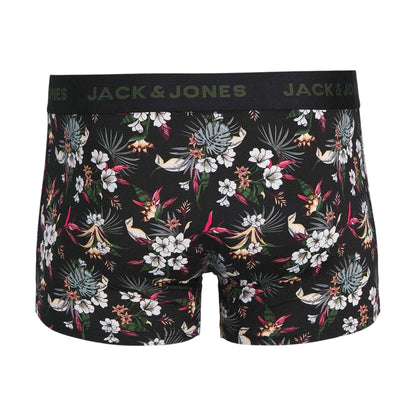 Black - Back - Jack And Jones Mens Fibre Boxer Shorts (Pack of 3)