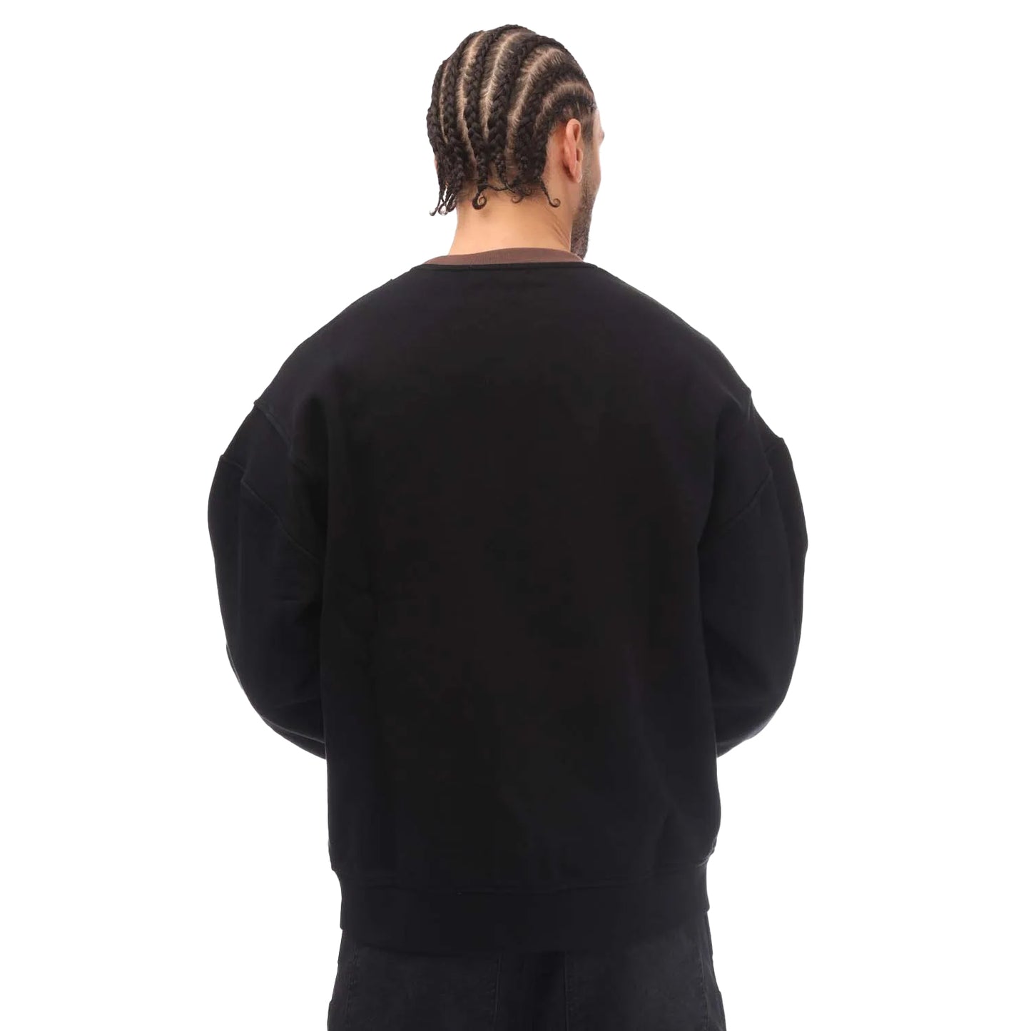 Black - Back - Ambush Unisex Adult Varsity Crew Neck Sweatshirt