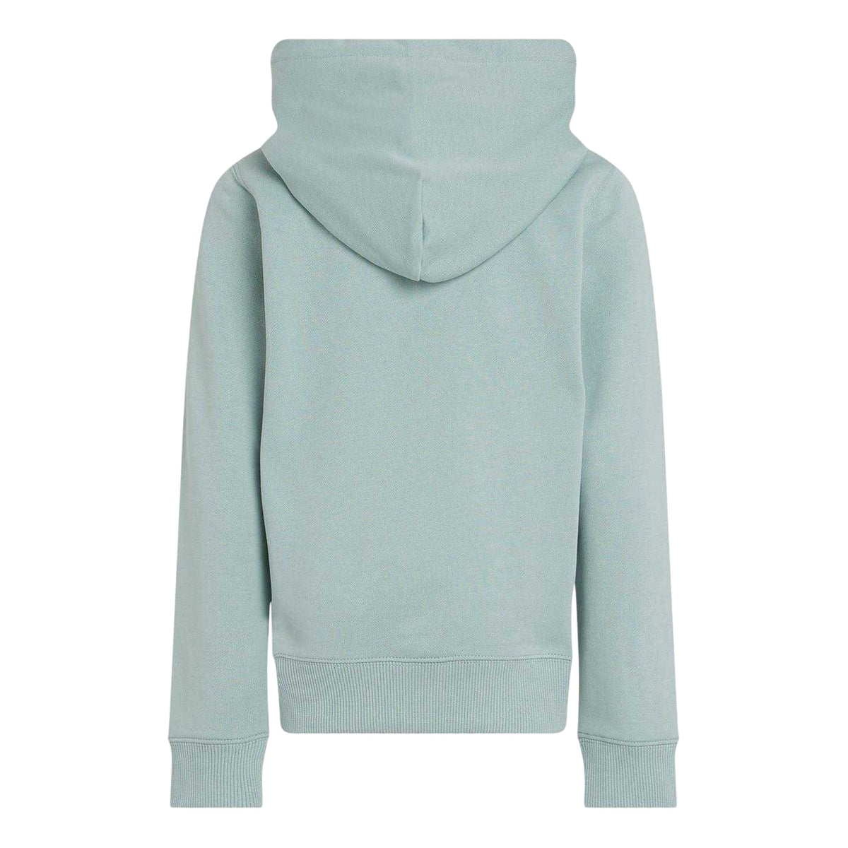Green - Back - Calvin Klein Childrens-Kids Cotton Pullover Hoodie
