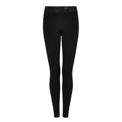 Black - Front - Everlast Womens-Ladies Logo Seamless Leggings