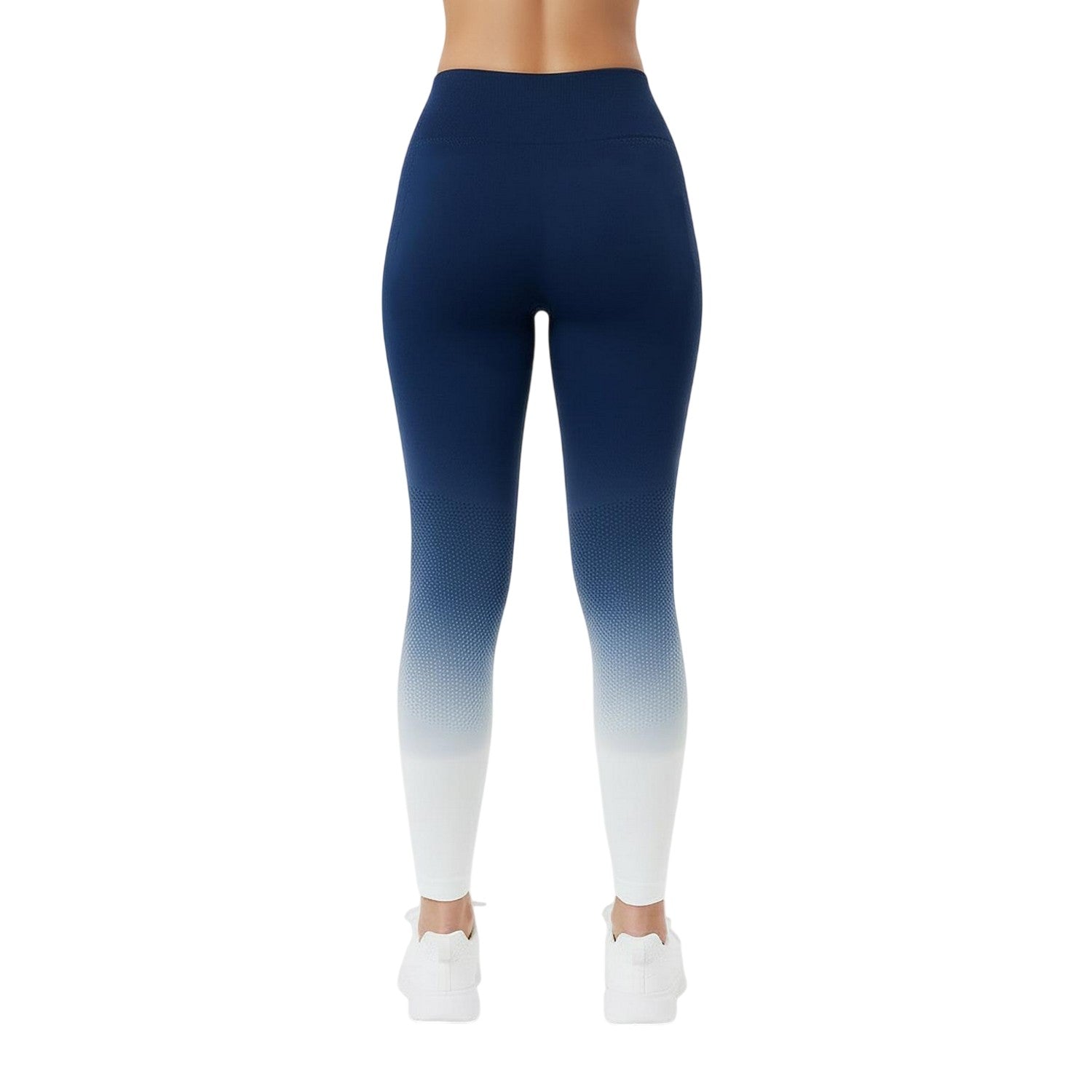 Navy-White - Lifestyle - USA Womens-Ladies Ombre Leggings