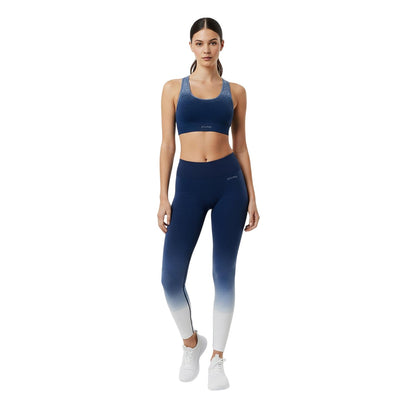Navy-White - Pack Shot - USA Womens-Ladies Ombre Leggings