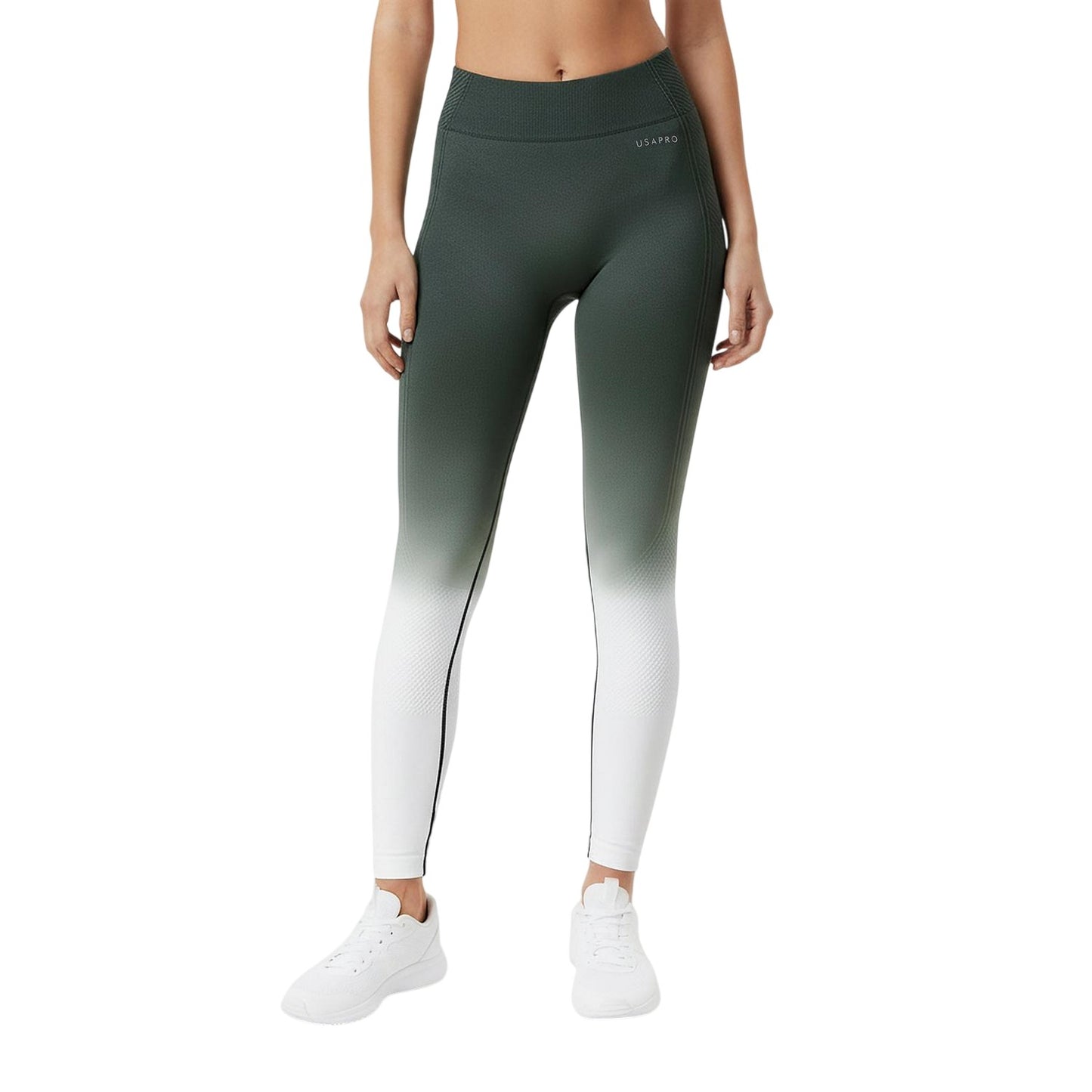 Bijou Blue - Side - USA Womens-Ladies Ombre Leggings