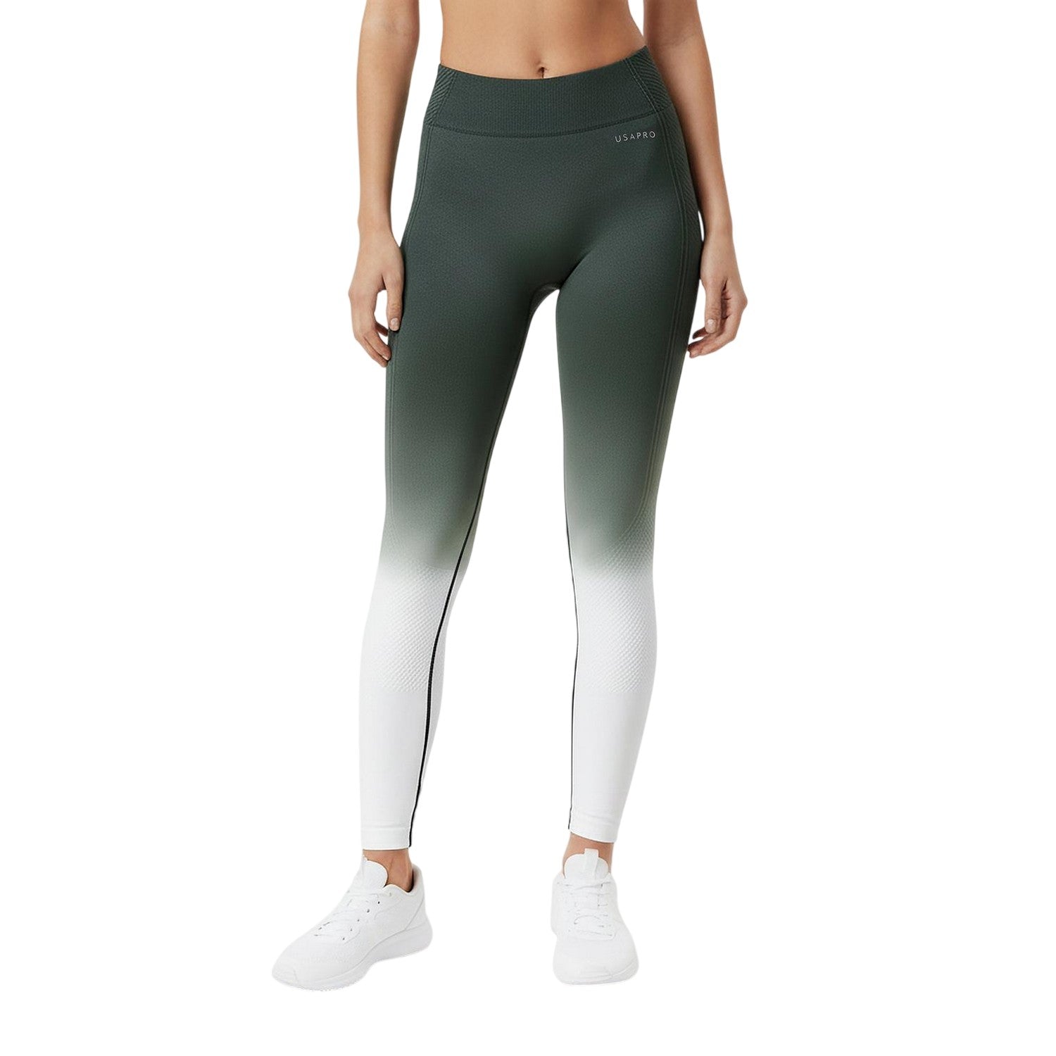 Bijou Blue - Side - USA Womens-Ladies Ombre Leggings