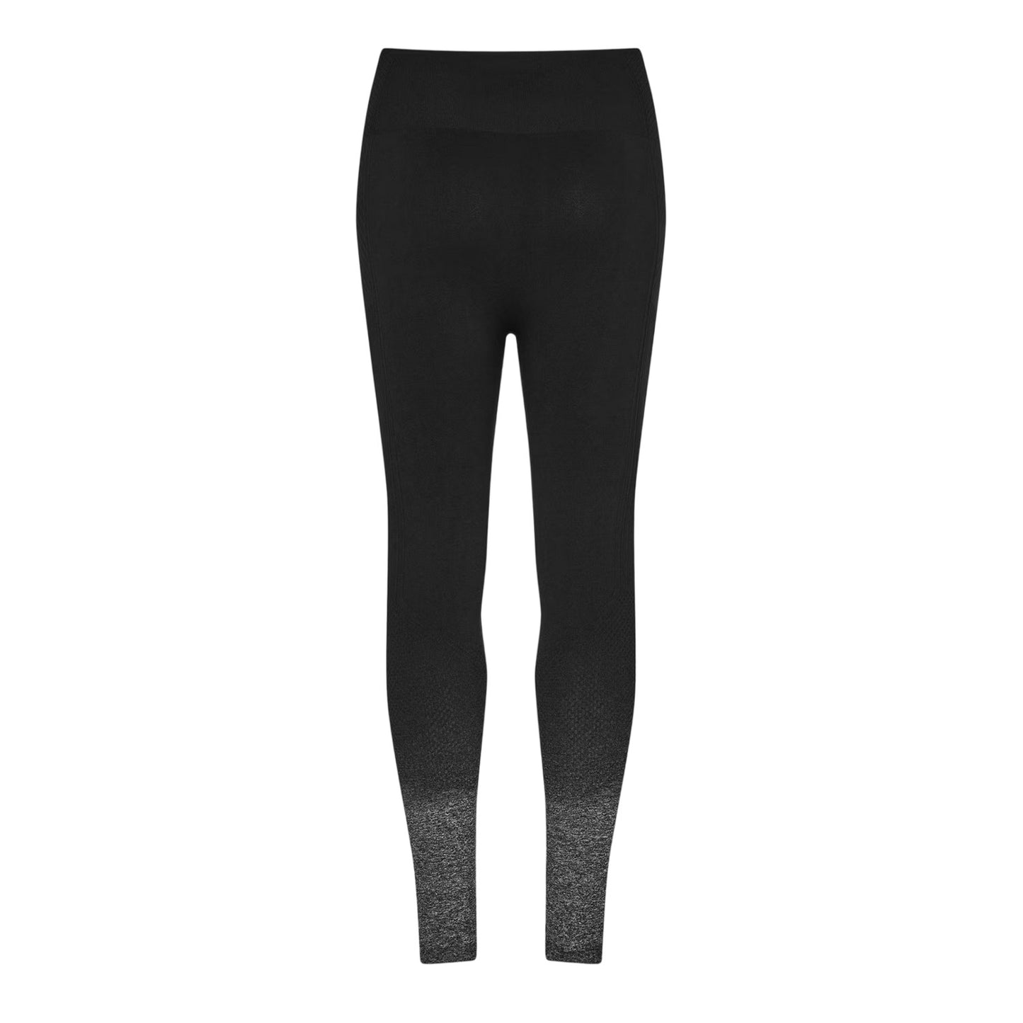 Black-Grey - Back - USA Womens-Ladies Ombre Leggings