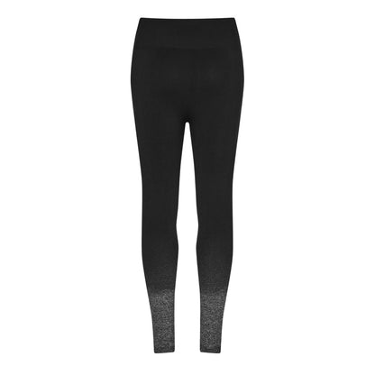 Black-Grey - Back - USA Womens-Ladies Ombre Leggings