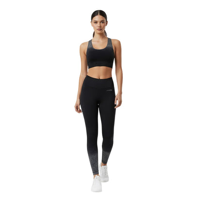 Black-Grey - Pack Shot - USA Womens-Ladies Ombre Leggings
