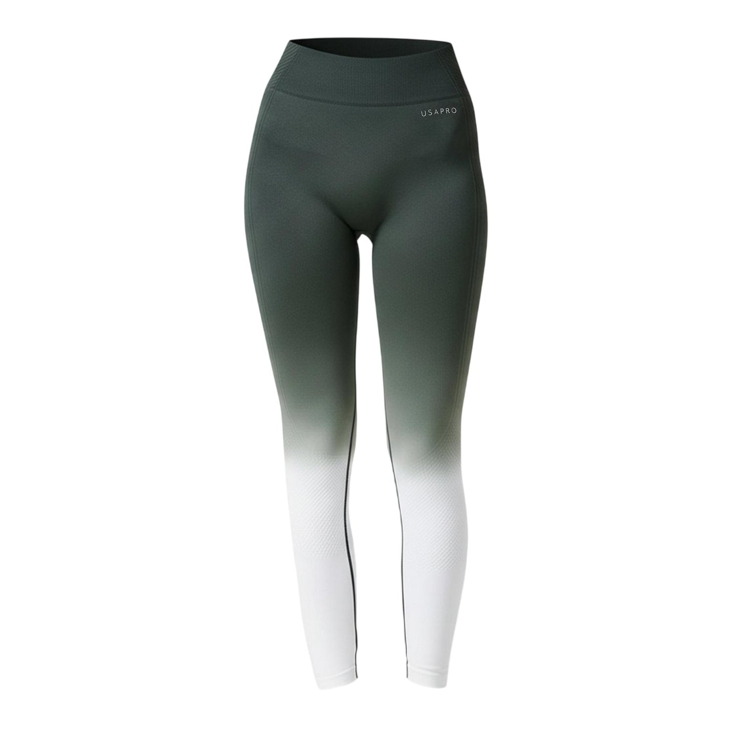 Bijou Blue - Front - USA Womens-Ladies Ombre Leggings