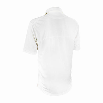 Cream - Back - Kookaburra Childrens-Kids Elite Logo Cricket Shirt