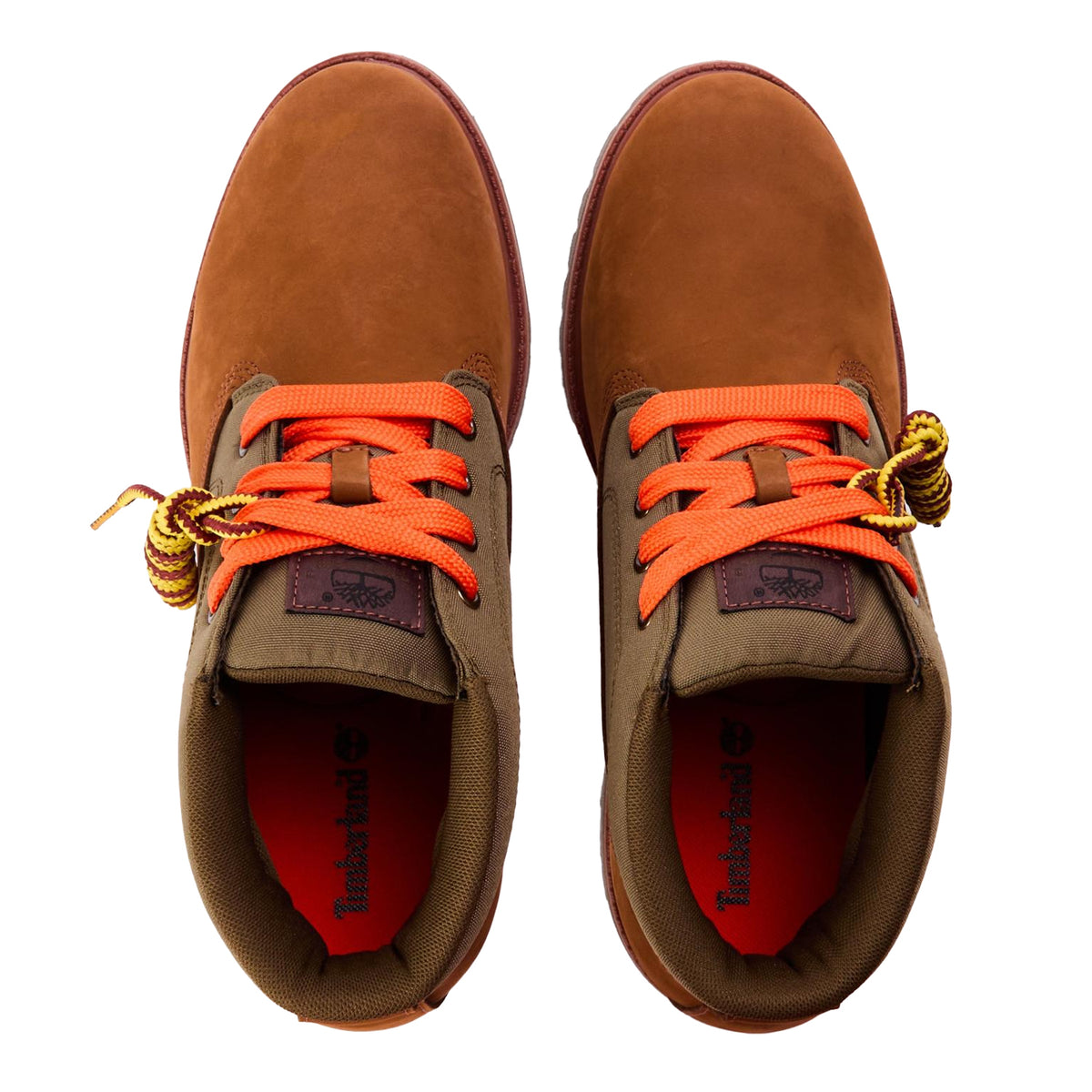 Medium Brown - Side - Timberland Mens Premium Leather Mid Cut Chukka Boots