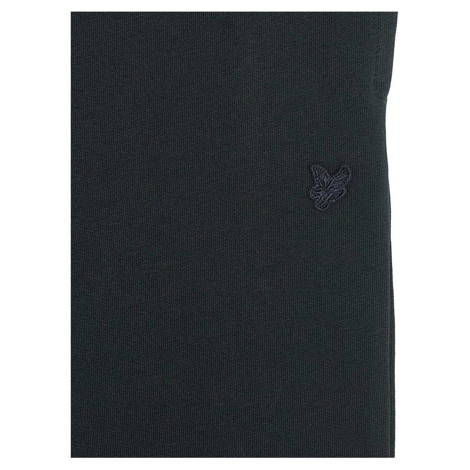 Dark Navy - Side - Lyle & Scott Boys Eager Fleece Joggers