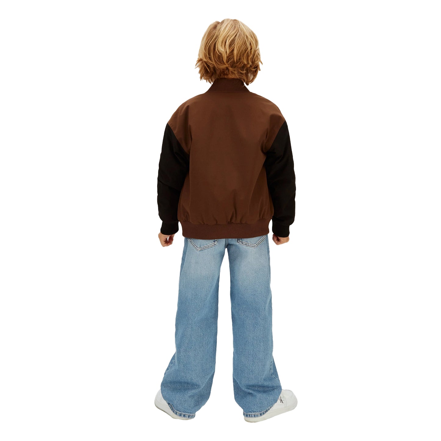Blue - Back - Calvin Klein Childrens-Kids Straight Leg Skater Jeans