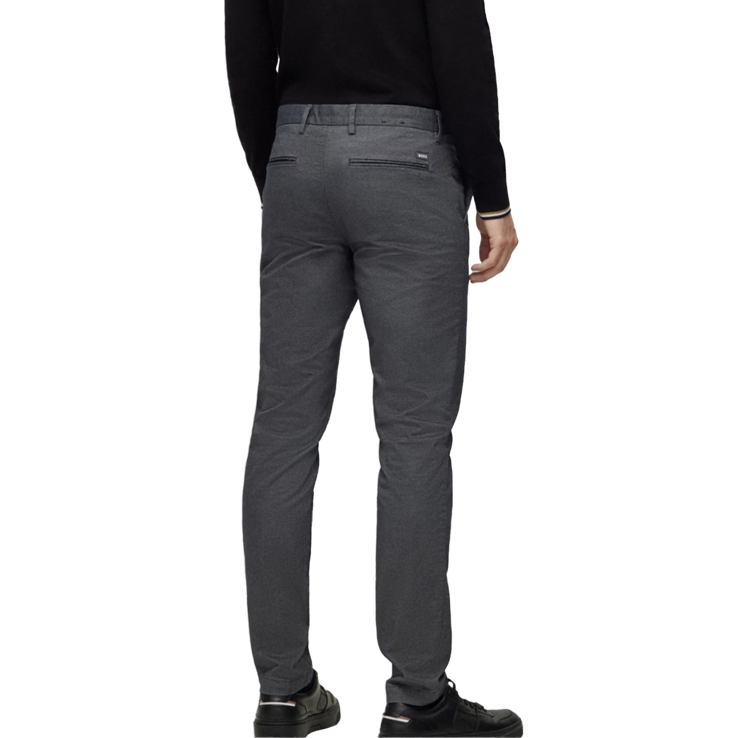 Silver - Back - Boss Mens Kaito1 Casual Chinos