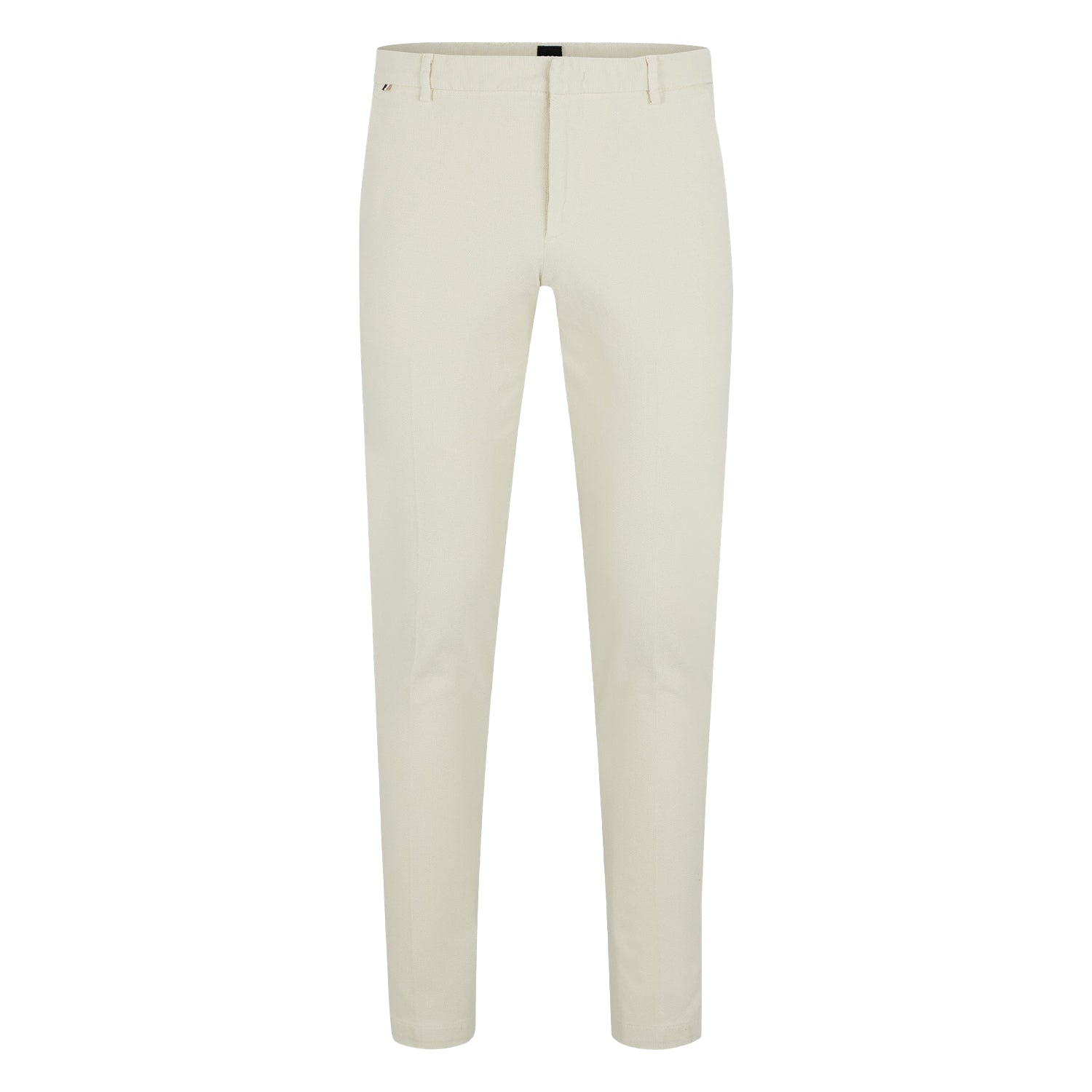 White - Front - Boss Mens Kaito1 Casual Chinos