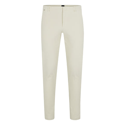 White - Front - Boss Mens Kaito1 Casual Chinos