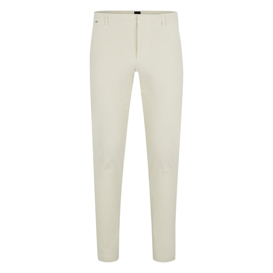 White - Front - Boss Mens Kaito1 Casual Chinos