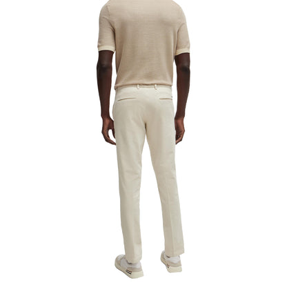 White - Back - Boss Mens Kaito1 Casual Chinos