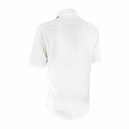 Cream - Back - Kookaburra Mens Elite Logo Cricket Shirt