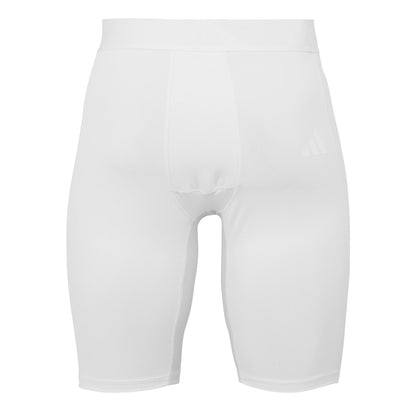 White - Back - Adidas Mens Fitted Compression Shorts