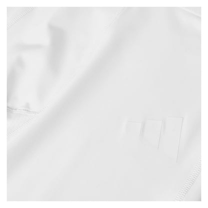 White - Side - Adidas Mens Fitted Compression Shorts