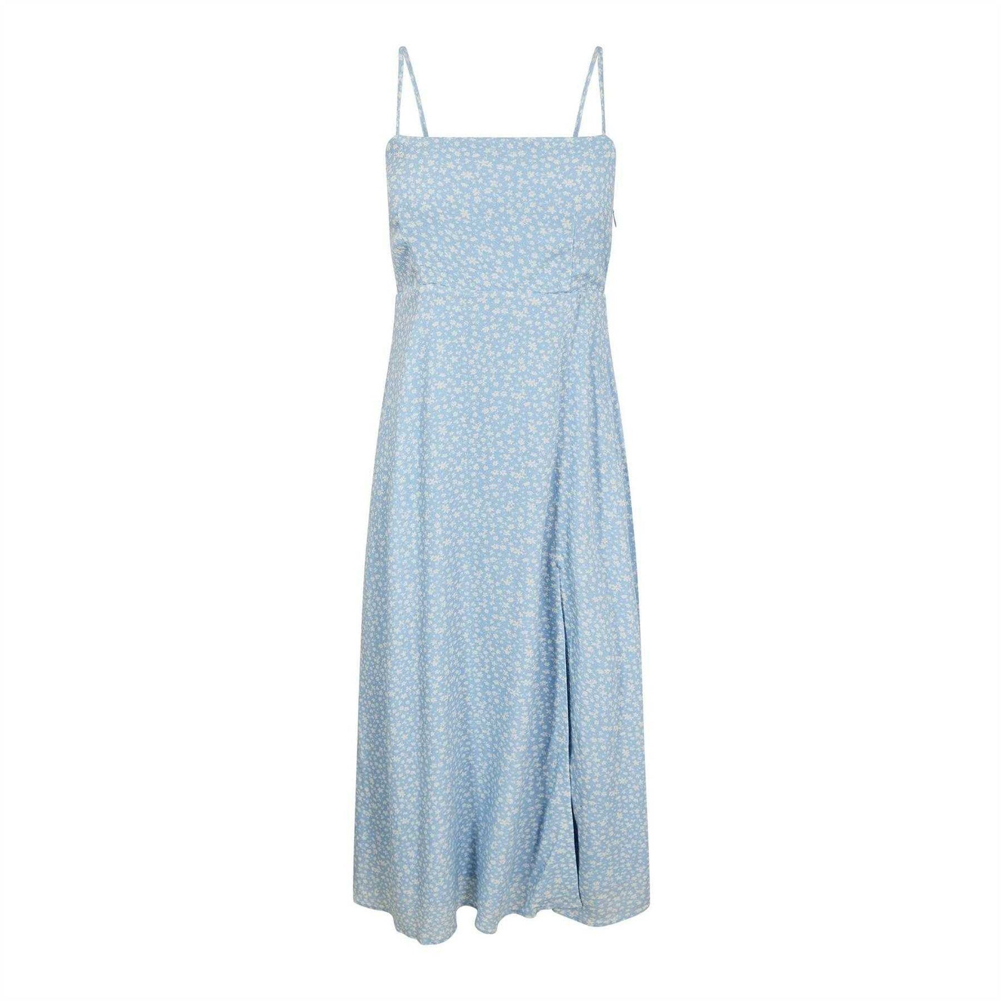 Blue - Front - Jack Wills Womens-Ladies Ditsy Floral Maxi Dress