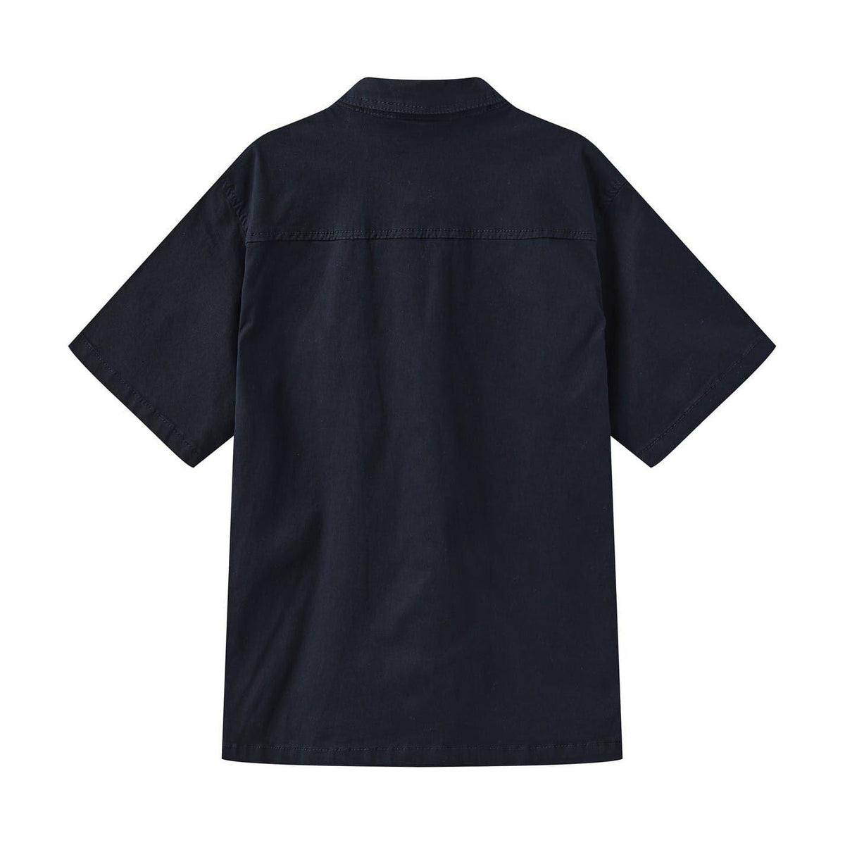 Navy - Back - Firetrap Childrens-Kids Pocket Short-Sleeved Shirt