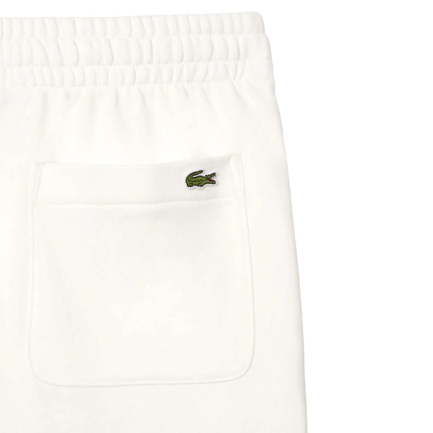 Cream - Back - Lacoste Womens-Ladies Straight Leg Jogging Bottoms