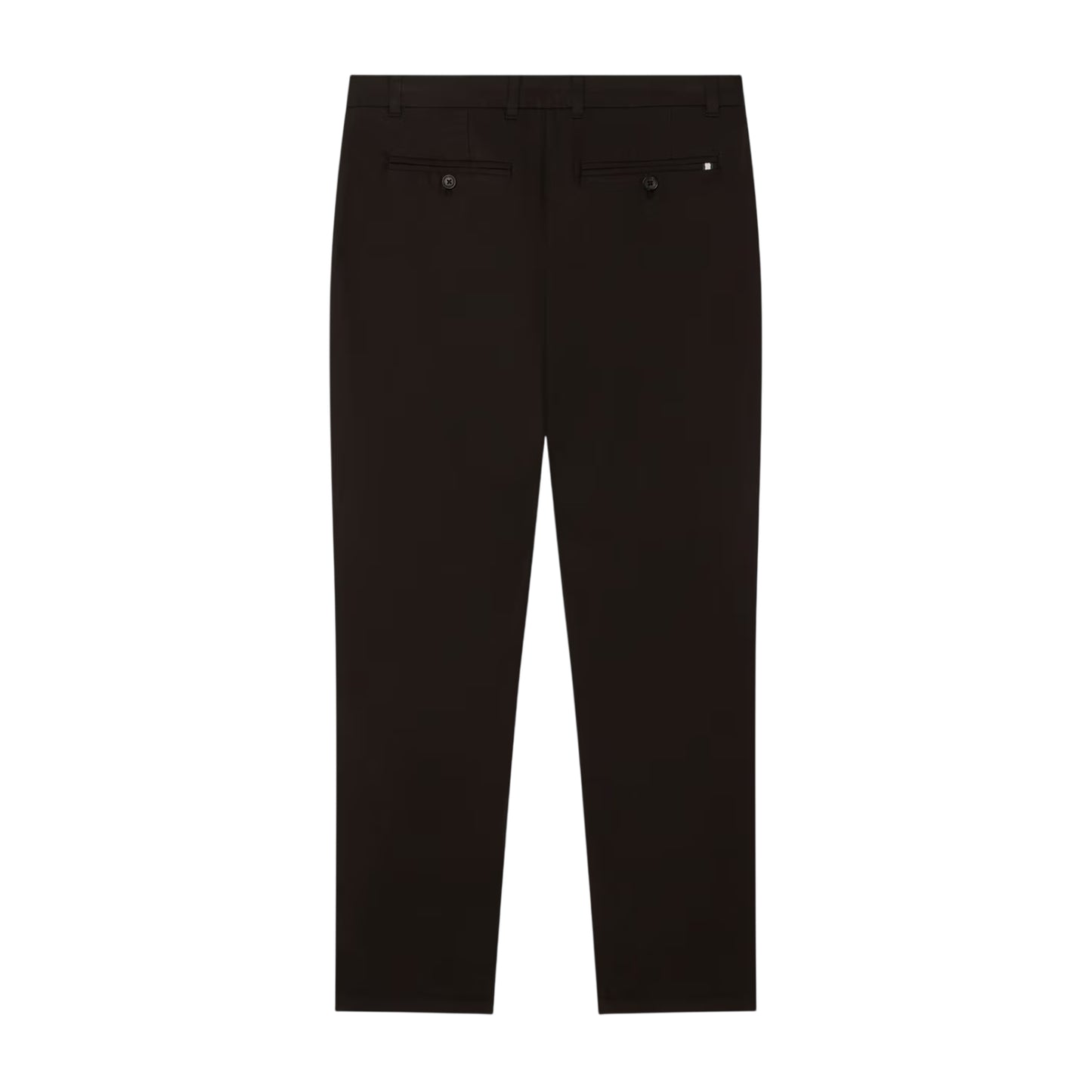 Black - Back - Ted Baker Mens Plain Slim Chinos