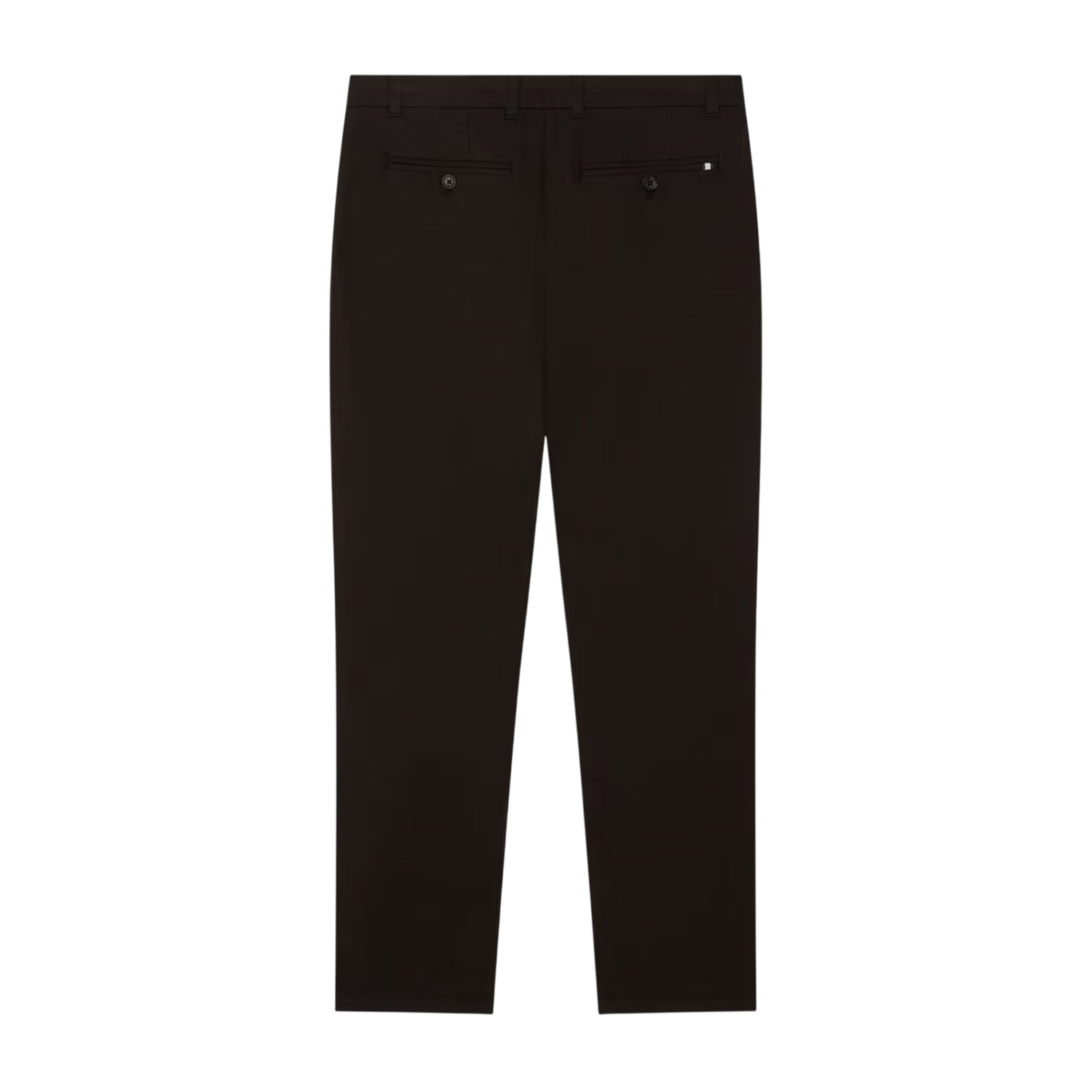 Black - Back - Ted Baker Mens Plain Slim Chinos