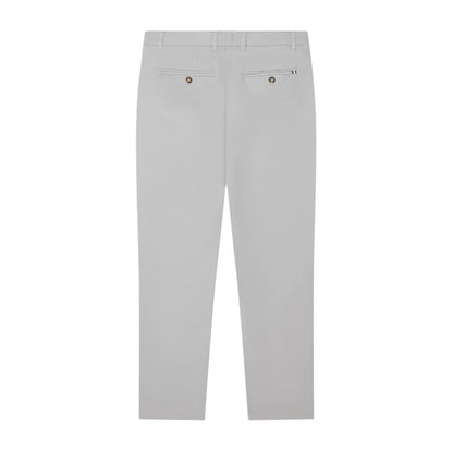 Light Grey - Back - Ted Baker Mens Plain Slim Chinos