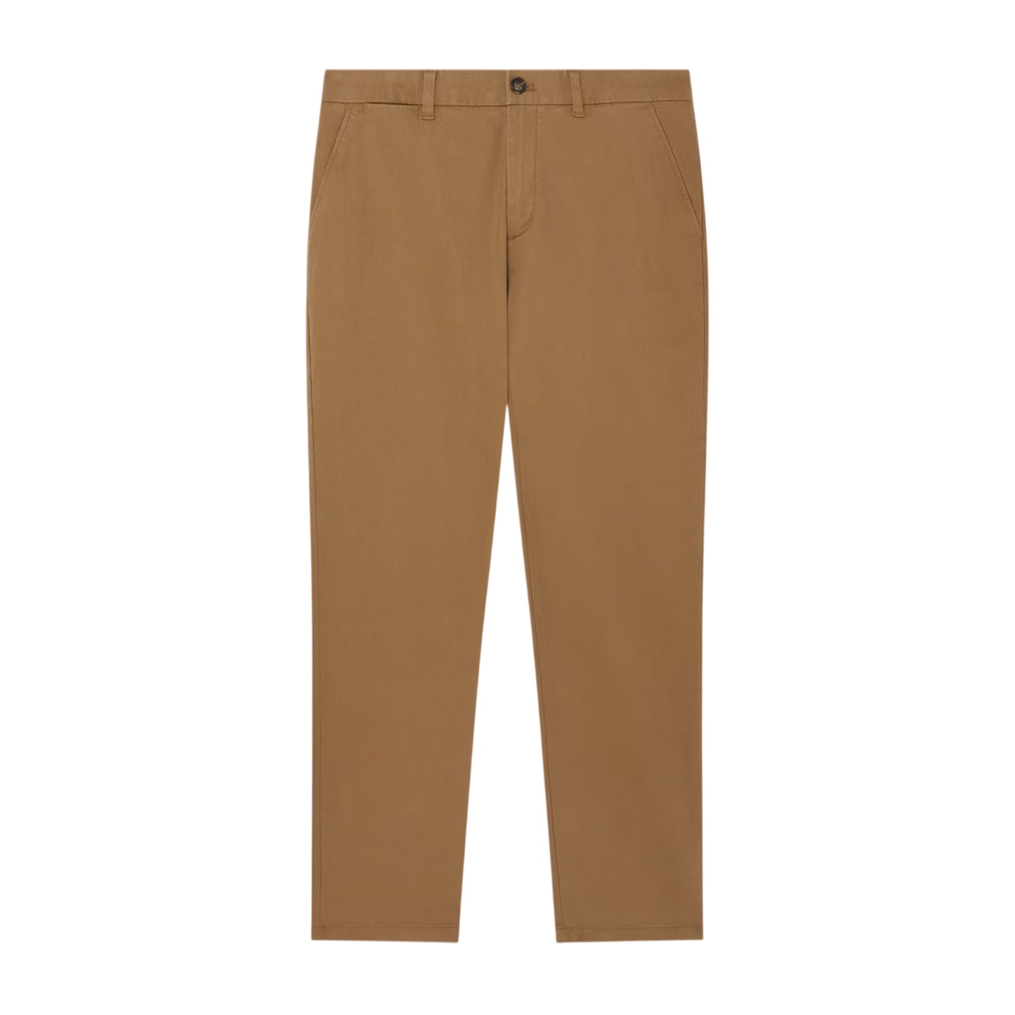 Tan - Front - Ted Baker Mens Plain Slim Chinos