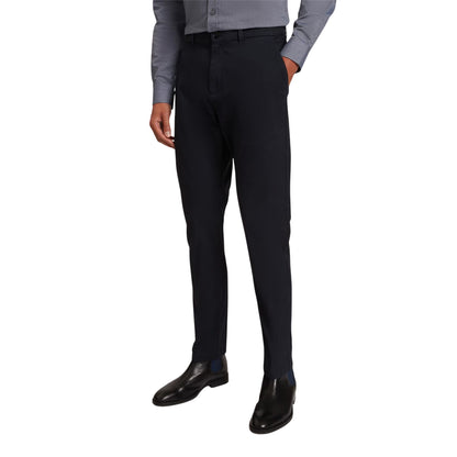 Dark Navy - Side - Ted Baker Mens Plain Slim Chinos