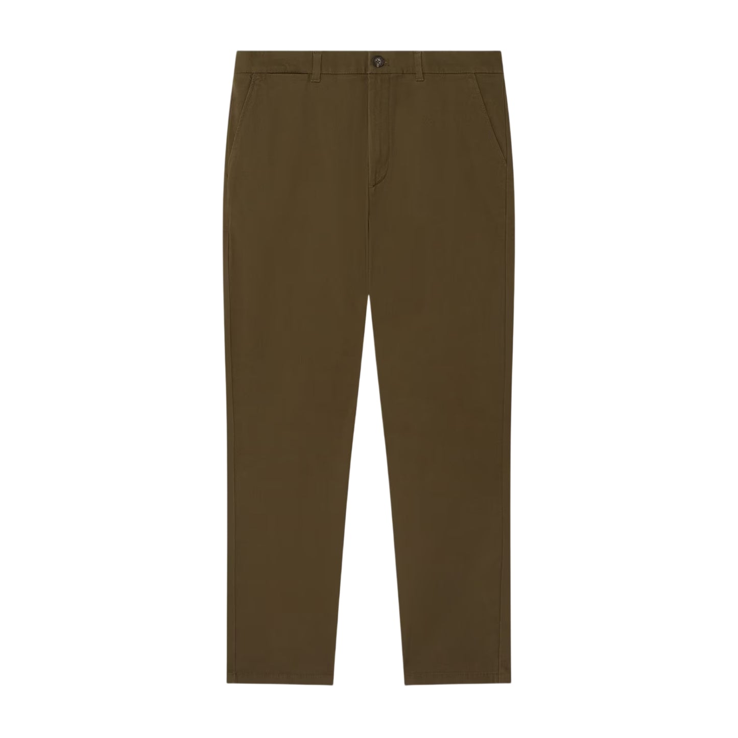 Khaki Brown - Front - Ted Baker Mens Plain Slim Chinos