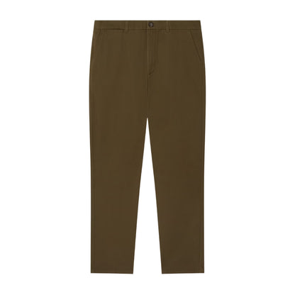 Khaki Brown - Front - Ted Baker Mens Plain Slim Chinos