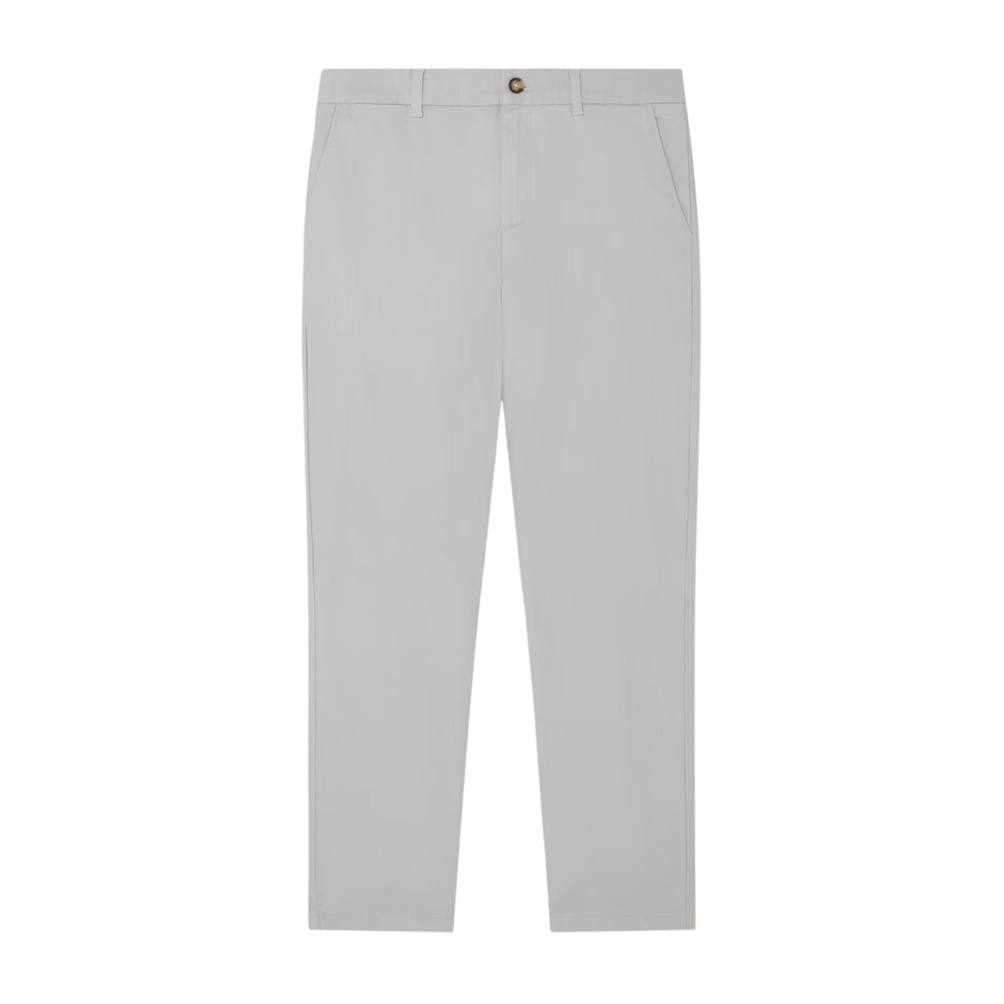 Light Grey - Front - Ted Baker Mens Plain Slim Chinos