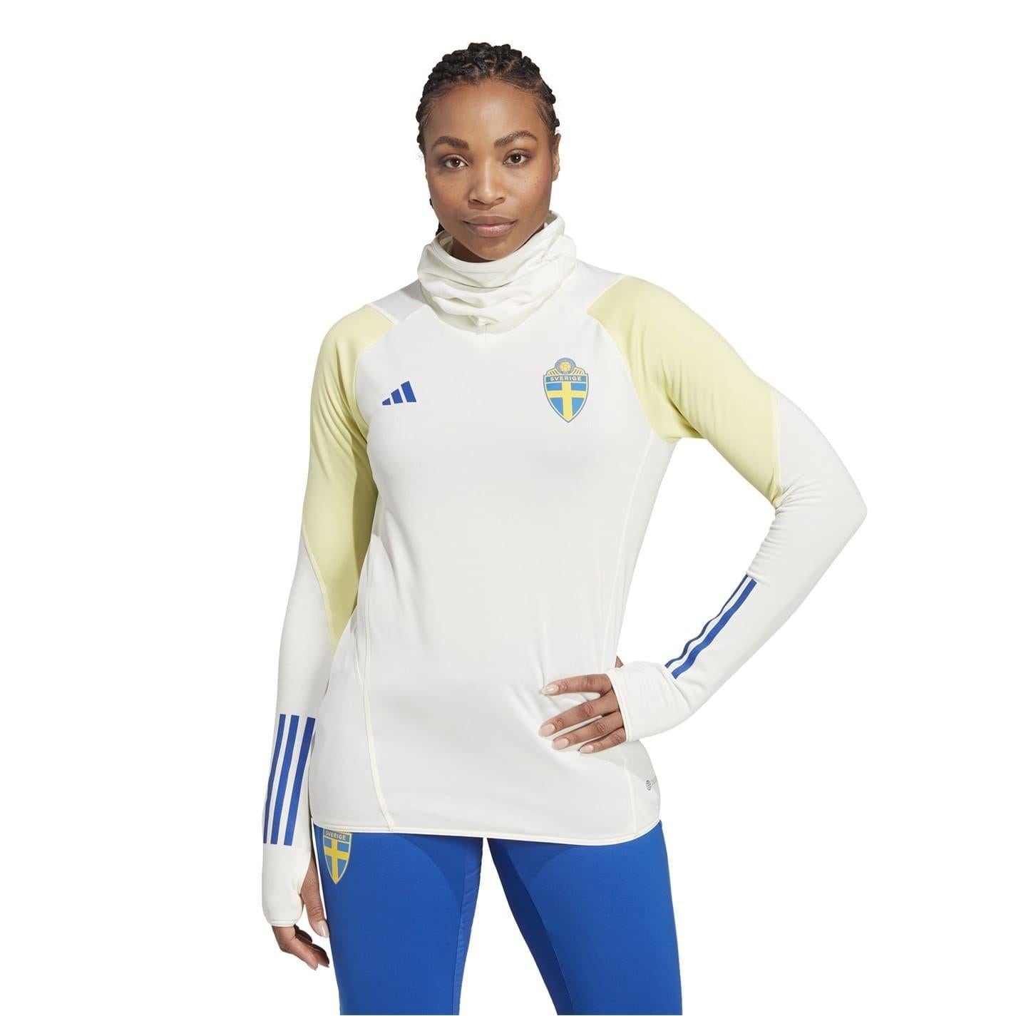 Off White - Side - Adidas Womens-Ladies Tiro 23 Pro Sweden FA Top