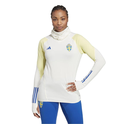 Off White - Side - Adidas Womens-Ladies Tiro 23 Pro Sweden FA Top