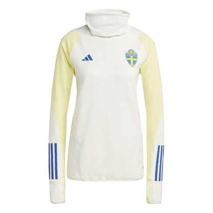 Off White - Front - Adidas Womens-Ladies Tiro 23 Pro Sweden FA Top