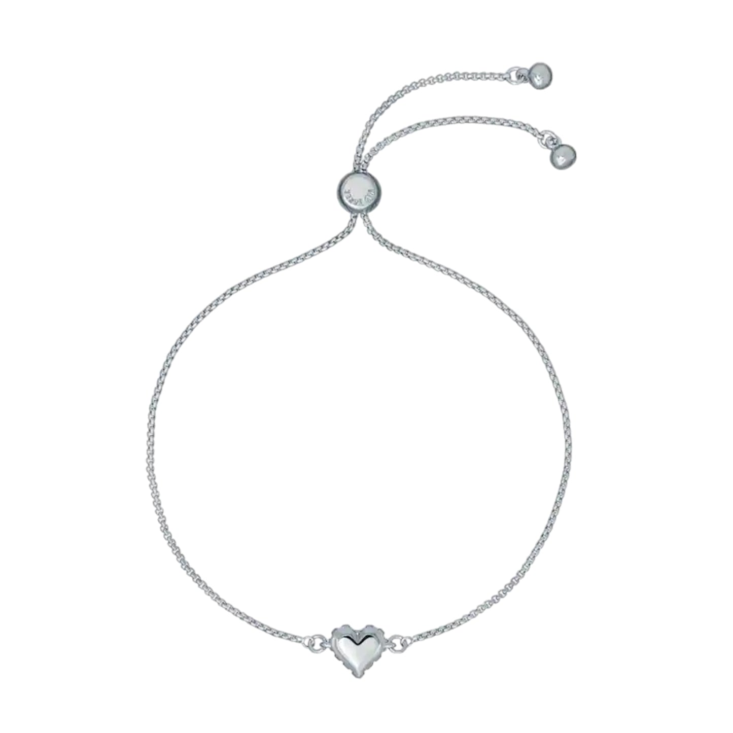Silver-Crystal - Front - Ted Baker Womens-Ladies Sarsah Heart Everyday Charm Bracelet