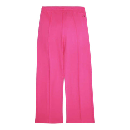 Magenta - Back - Tommy Hilfiger Girls Viscose Sweatpants